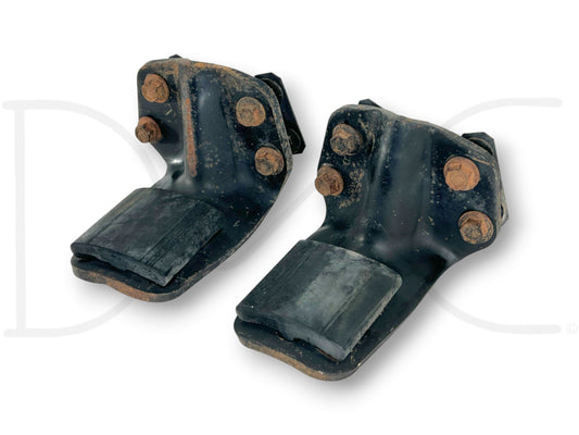 99-16 Ford F250 F350 Rear Auxiliary Leaf Spring Overload Bracket Set OE
