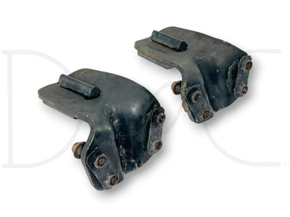 99-16 Ford F250 F350 Rear Auxiliary Leaf Spring Overload Bracket Set OE