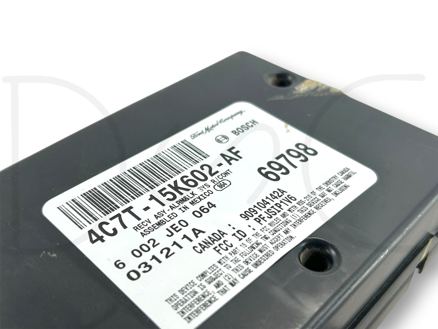 04-07 Ford F250 F350 Anti Theft Keyless Body Computer Module 4C7T-15K602-Af