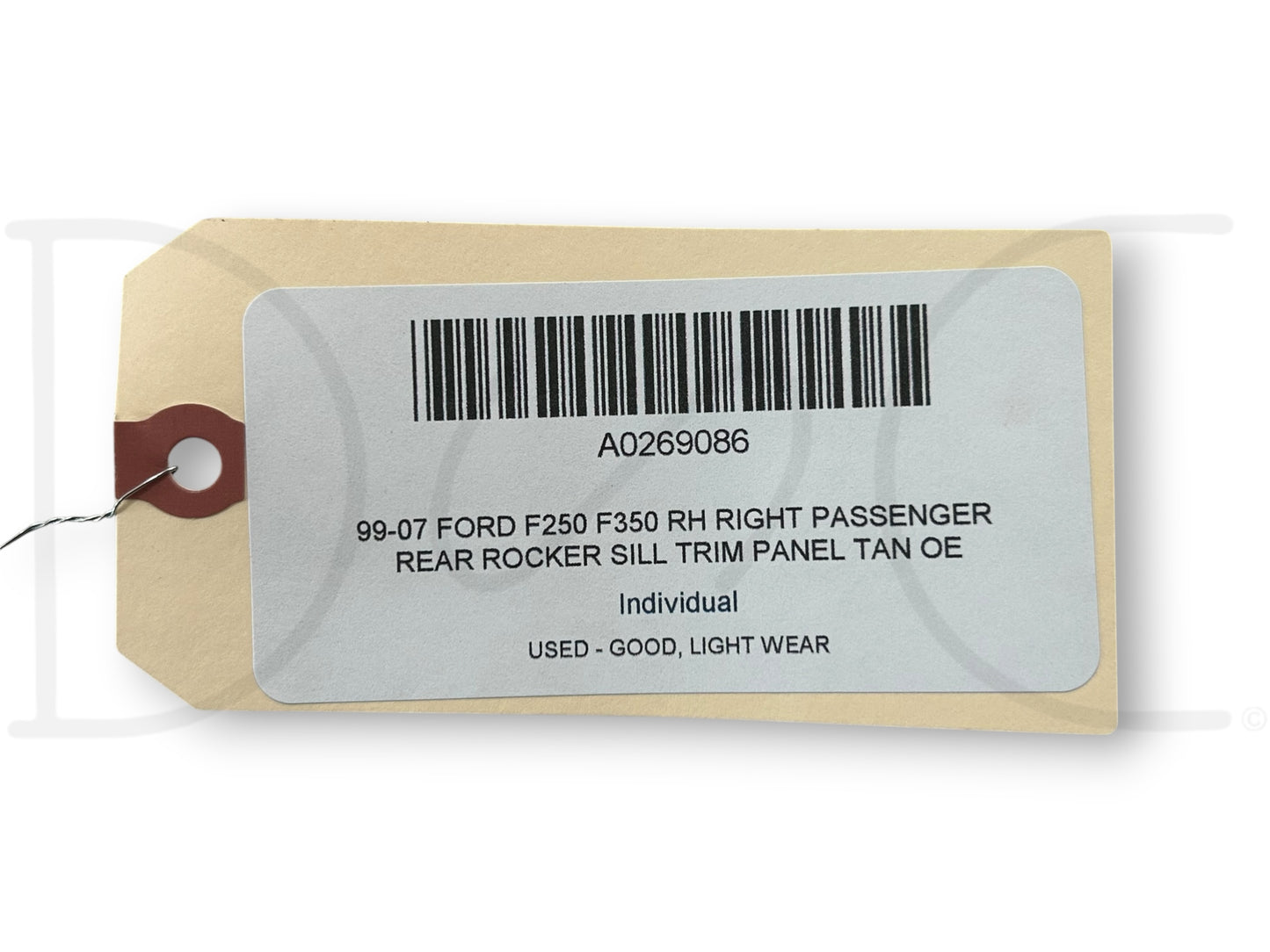 99-07 Ford F250 F350 RH Right Passenger Rear Rocker Sill Trim Panel Tan OE
