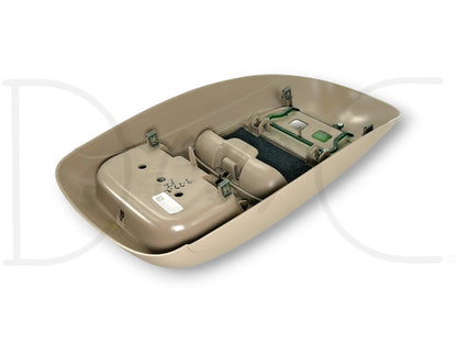 02-04 Ford F250 F350 Overhead Console Shell Cover Trim Glasses Holder Tan