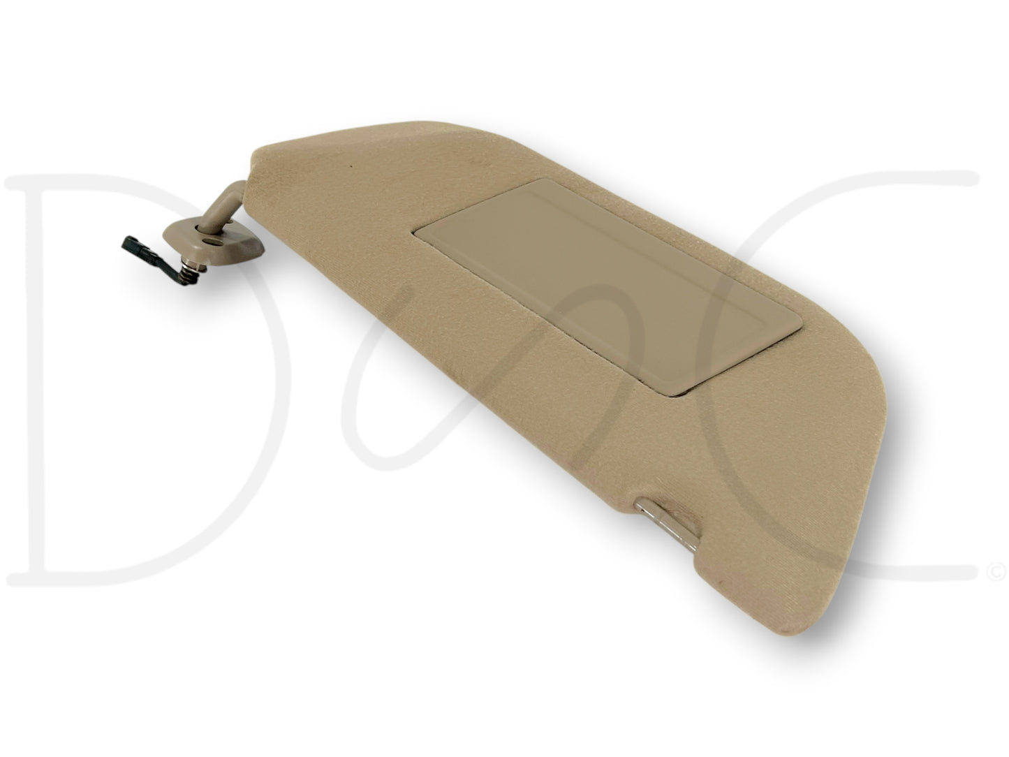 02-07 Ford F250 F350 RH Right Passenger Sun Visor Tan W/ Lighted Mirror OEM