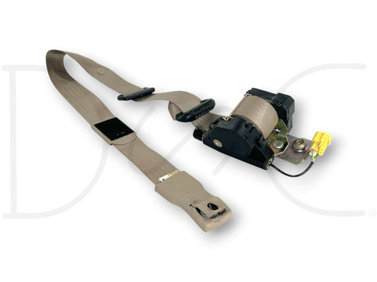 02-04 Ford F250 F350 RH Right Passenger Front Seat Belt Tan OE