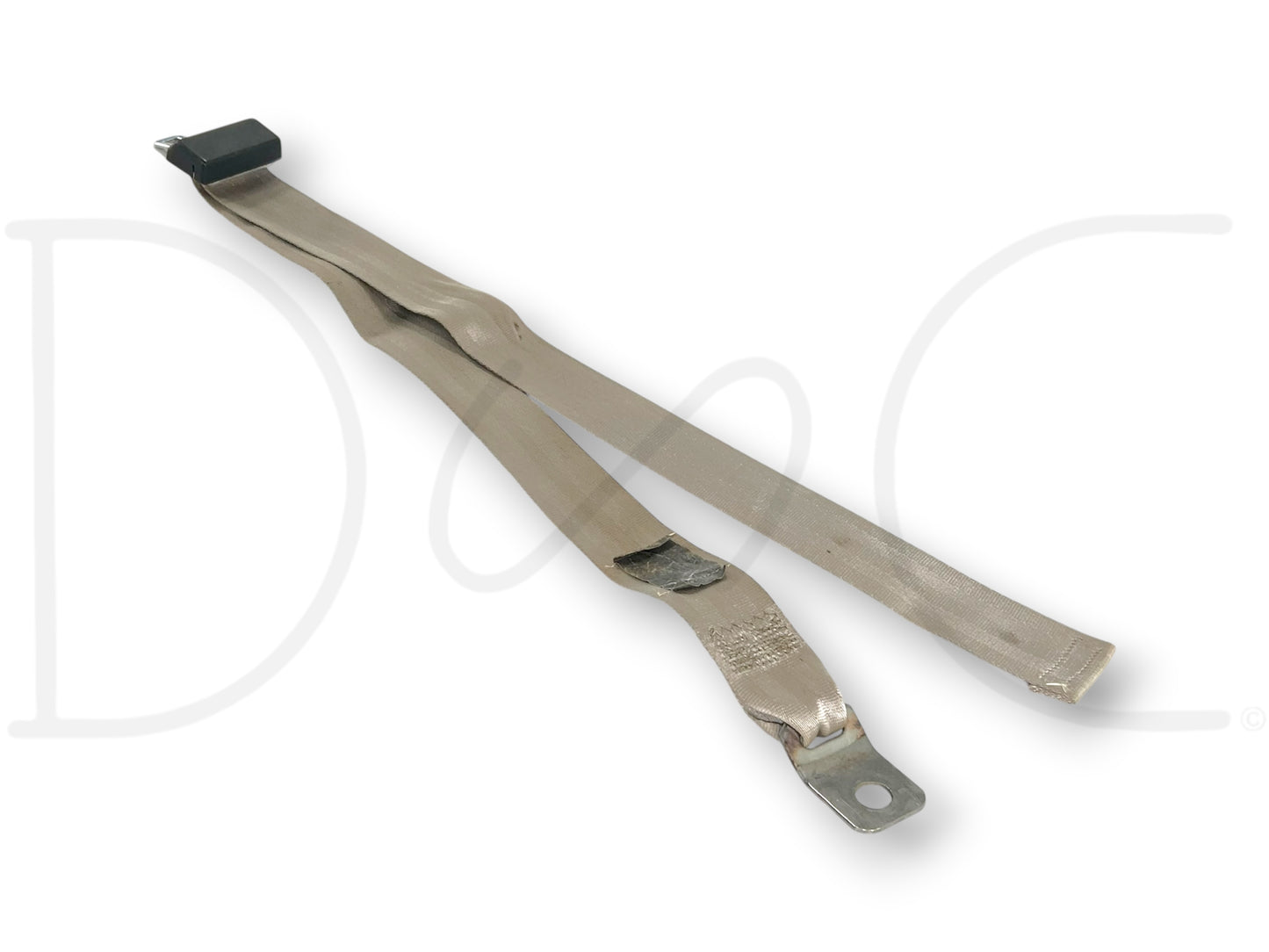 99-04 Ford F250 F350 Rear Back Seat Center Seatbelt Lap Belt Tan OE