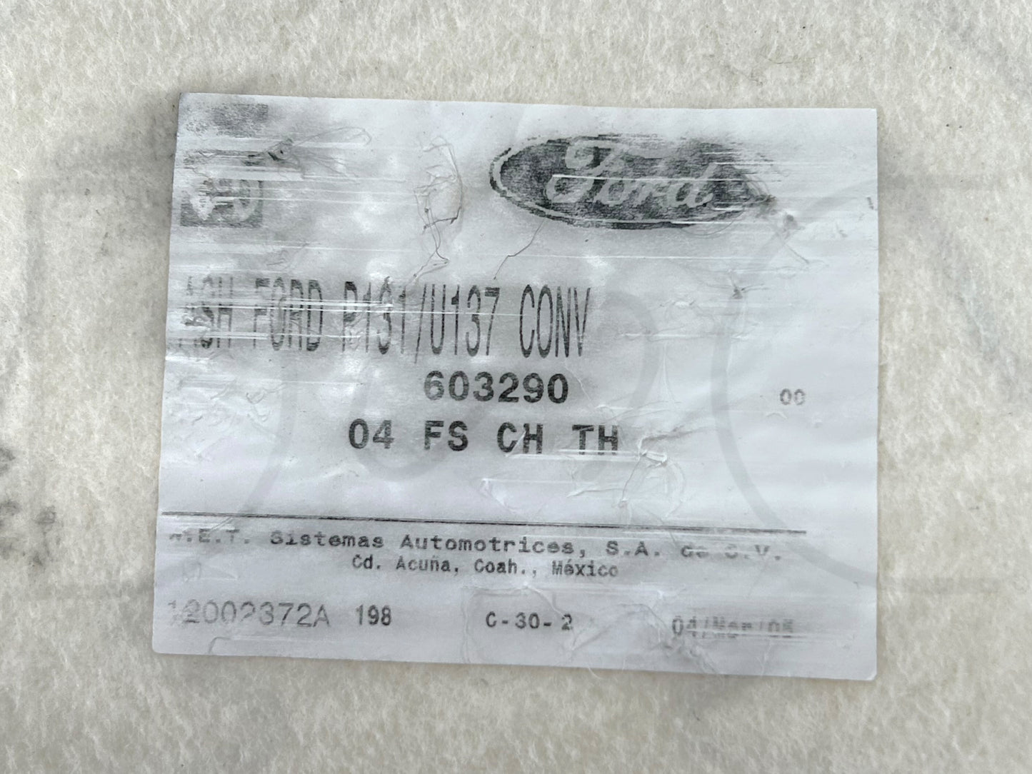 02-07 Ford F250 F350 Front Heated Seat Heating Element Pad Upper Lower Set OE
