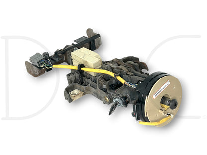 02-04 Ford F250 F350 Tilt Steering Column Auto Trans W/ Key & Clockspring