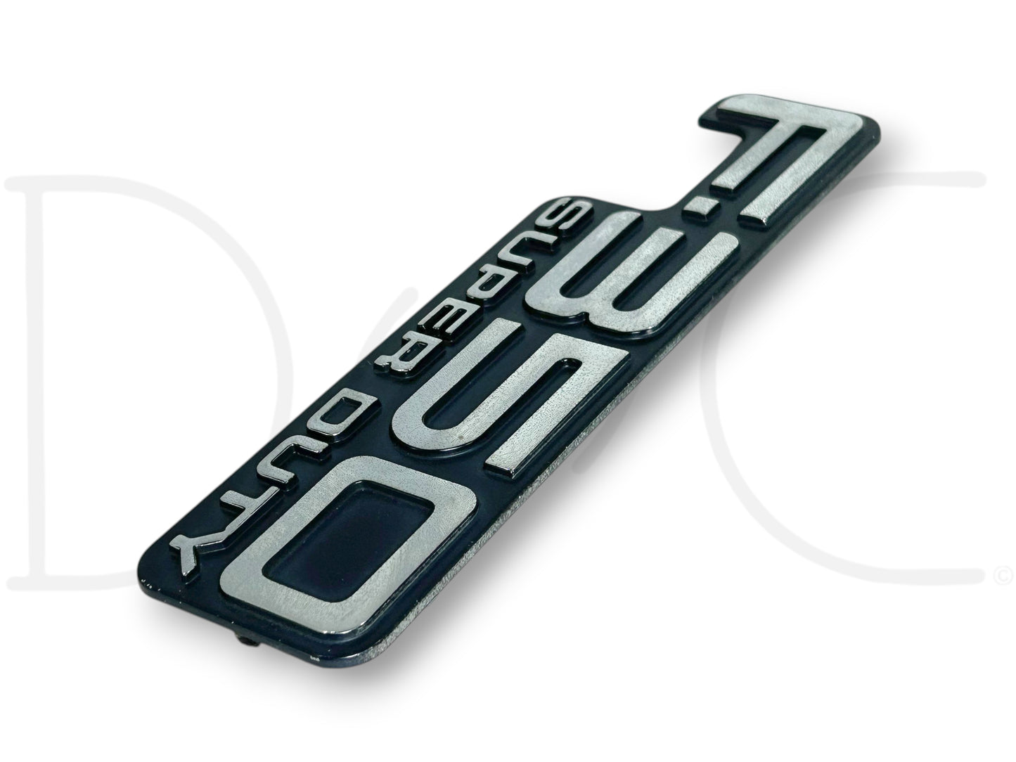 99-04 F350 F-350 Super Duty Rear Tailgate Tail Gate Badge Emblem Plate OEM