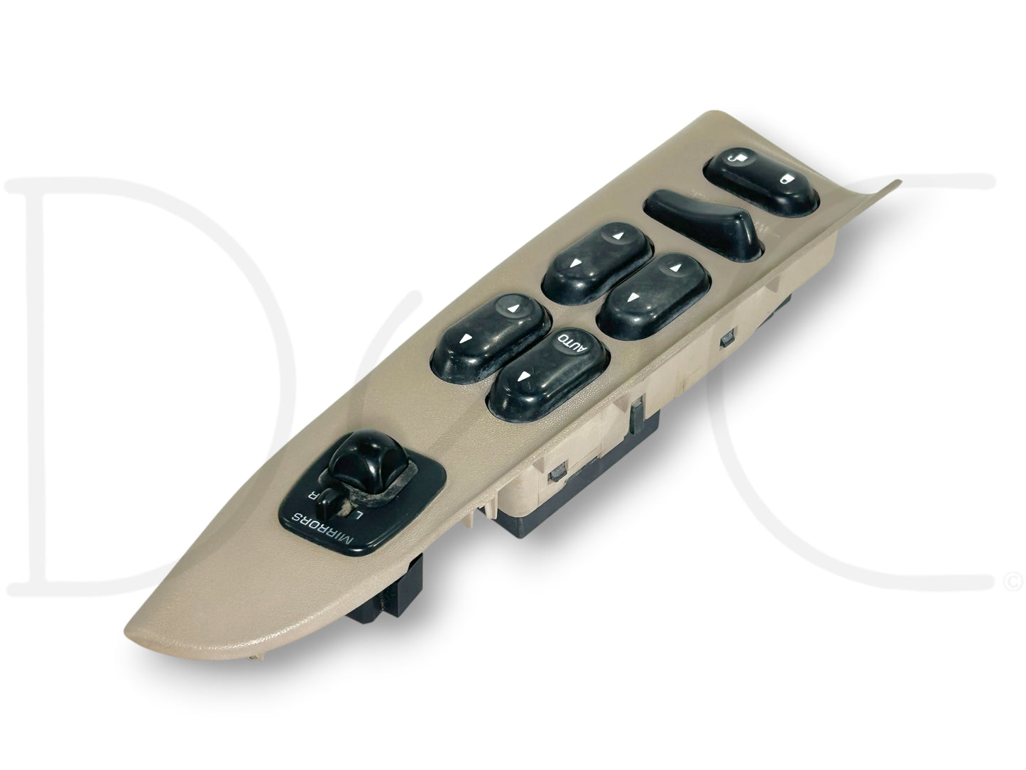 02-05 Ford F250 F350 LH Left Driver Front Power Window Lock Switch Panel Tan