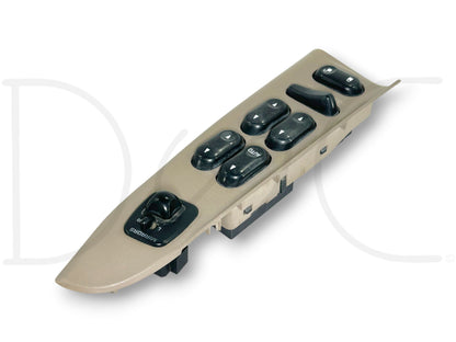 02-05 Ford F250 F350 LH Left Driver Front Power Window Lock Switch Panel Tan