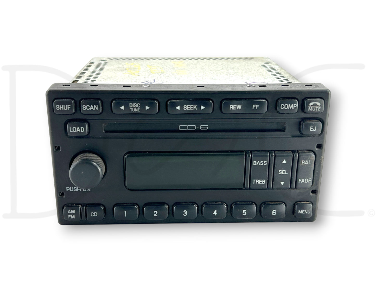 99-04 Ford F250 F350 Factory Radio Head Unit AM/FM 6 CD Changer OEM *Blem*
