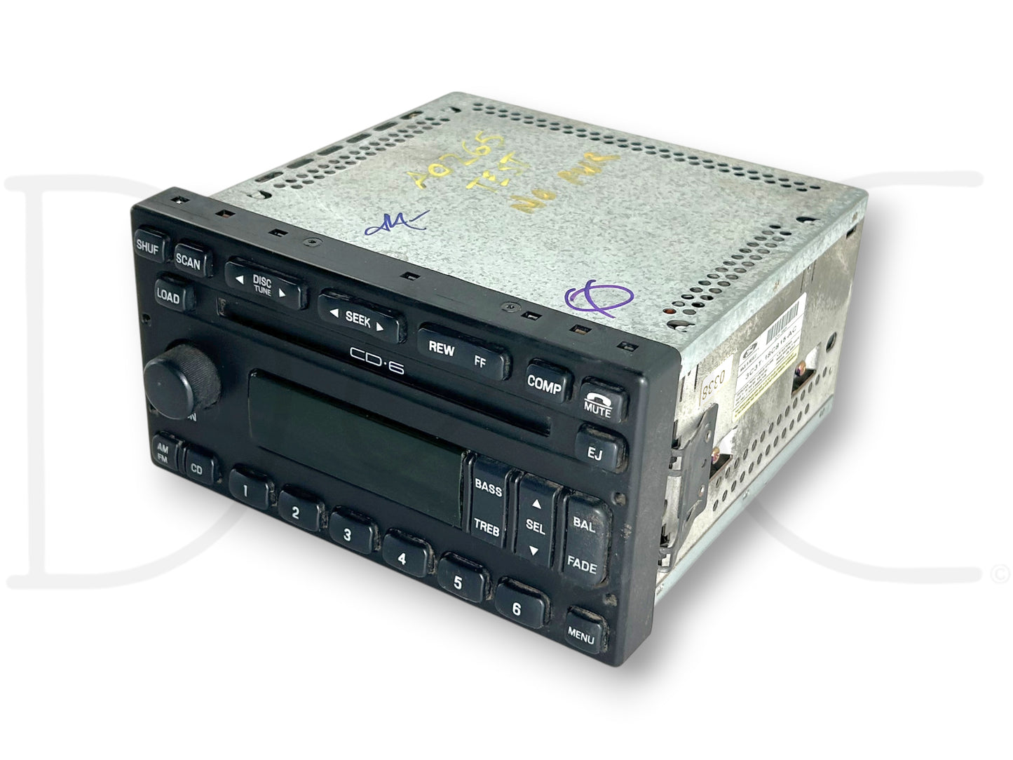 99-04 Ford F250 F350 Factory Radio Head Unit AM/FM 6 CD Changer OEM *Blem*