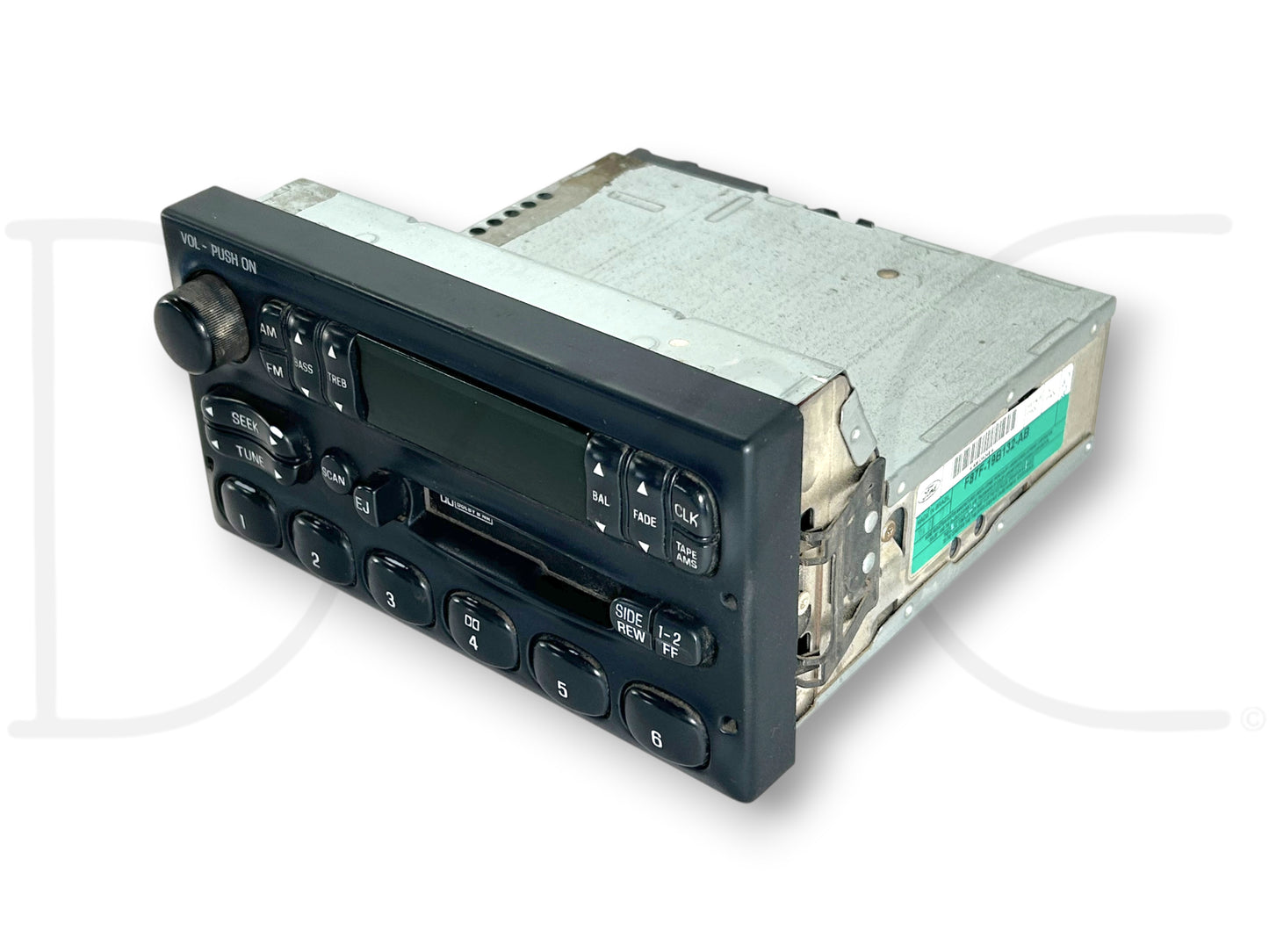 99-04 Ford F250 F350 Factory Radio Head Unit AM/FM Cassette Tape OEM *Blem*