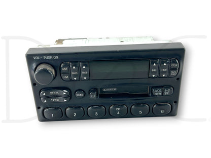 99-04 Ford F250 F350 Factory Radio Head Unit AM/FM Cassette Tape OEM *Blem*