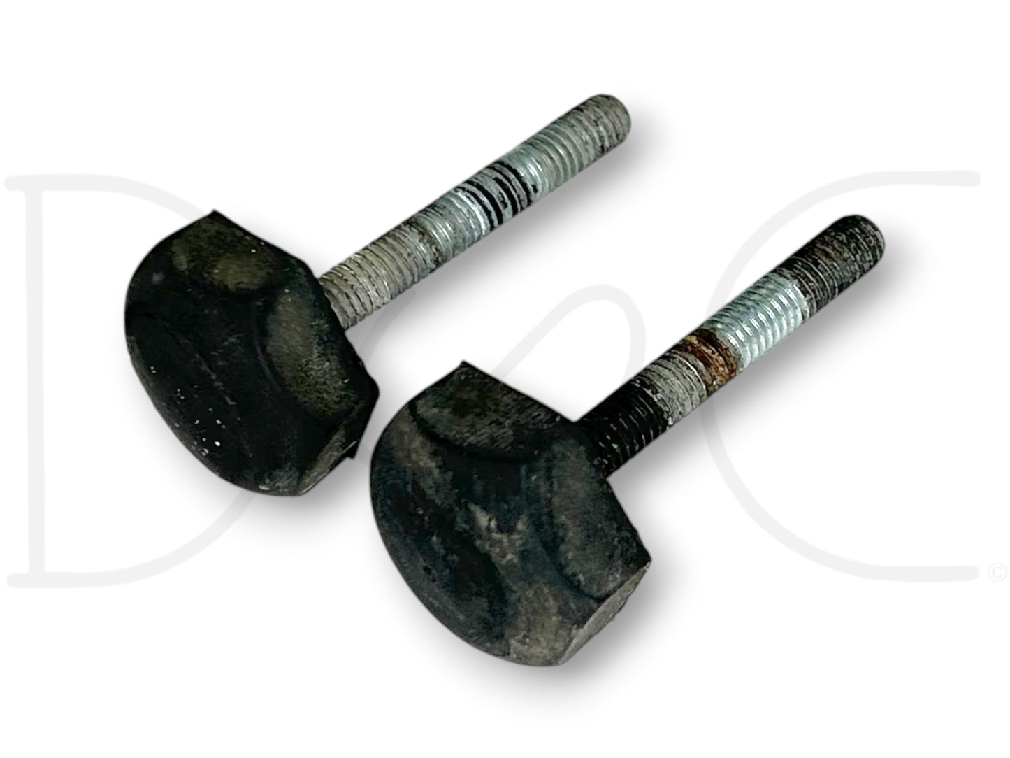99-07 Ford F250 F350 Super Duty Hood Stop Bumper Rest Pair (2) Bumpers Stops OE