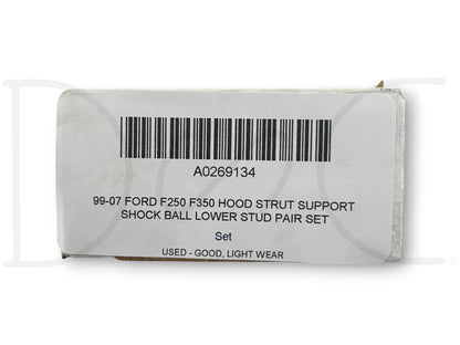 99-07 Ford F250 F350 Hood Strut Support Shock Ball Lower Stud Pair Set