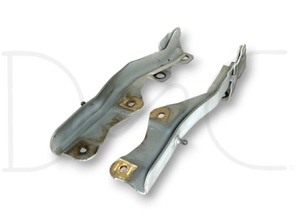 99-07 Ford F250 F350 Super Duty Hood Hinge Set White Hood Hinges OE RH LH Pair