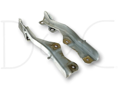 99-07 Ford F250 F350 Super Duty Hood Hinge Set White Hood Hinges OE RH LH Pair