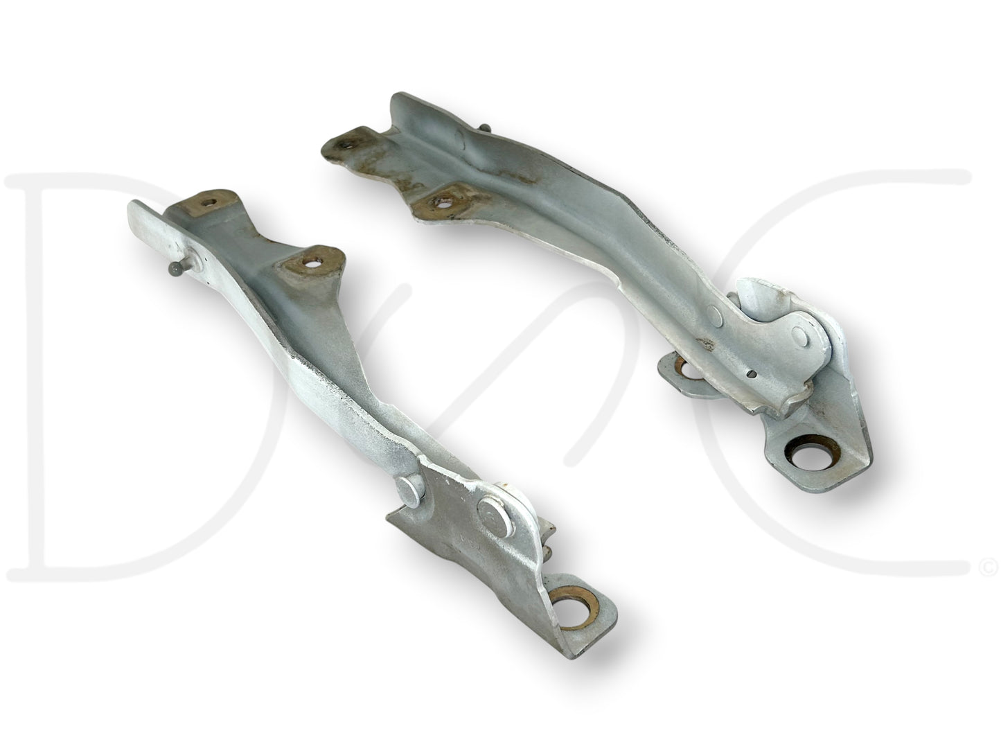 99-07 Ford F250 F350 Super Duty Hood Hinge Set White Hood Hinges OE RH LH Pair