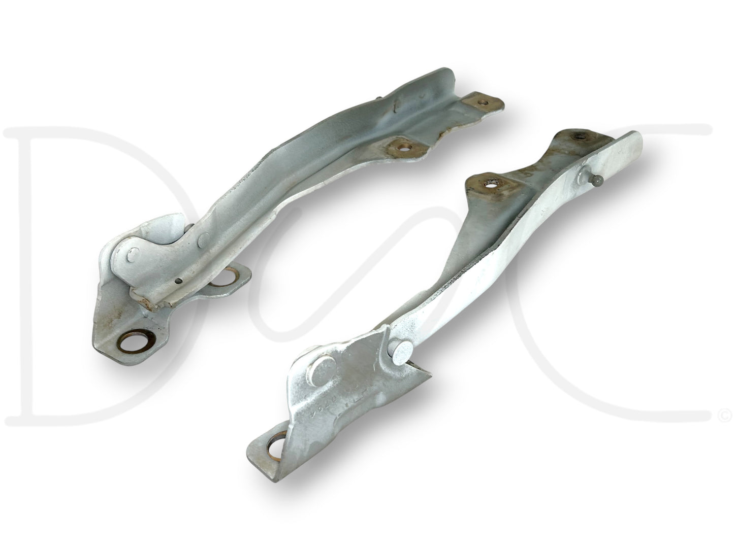 99-07 Ford F250 F350 Super Duty Hood Hinge Set White Hood Hinges OE RH LH Pair