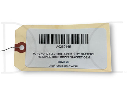 99-10 Ford F250 F350 Super Duty Battery Retainer Hold Down Bracket OEM