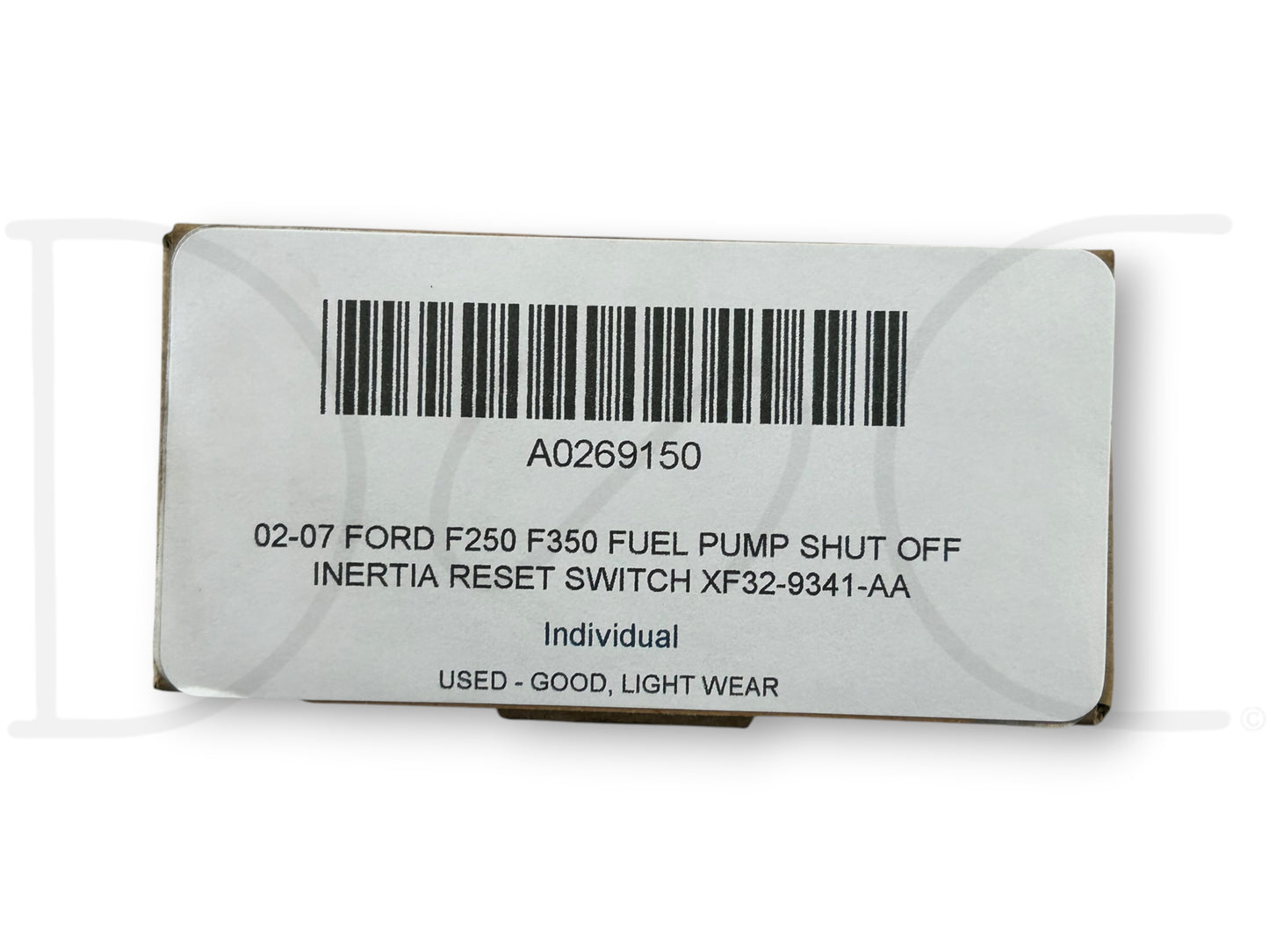 02-07 Ford F250 F350 Fuel Pump Shut Off Inertia Reset Switch Xf32-9341-Aa