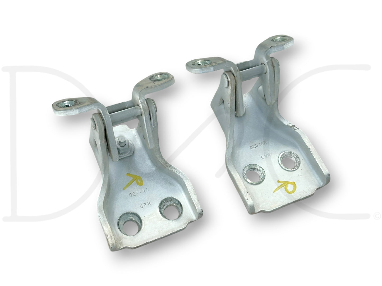 99-07 Ford F250 F350 RH Right Passenger Front Door Hinge Set Upper Lower Hinges