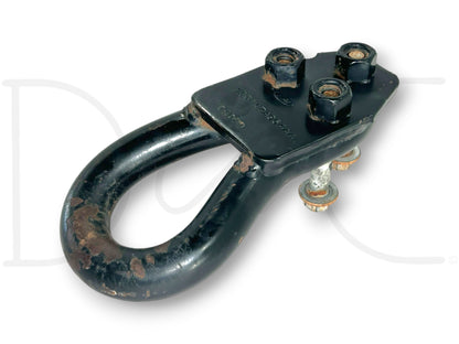 00-07 Ford F250 F350 Tow Hook Recovery Loop Black W/ Bolts 1C34-17A954-Aa
