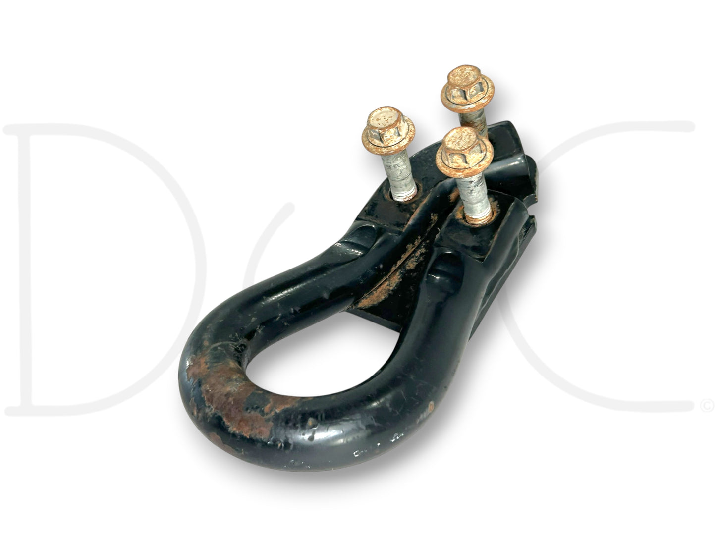 00-07 Ford F250 F350 Tow Hook Recovery Loop Black W/ Bolts 1C34-17A954-Aa