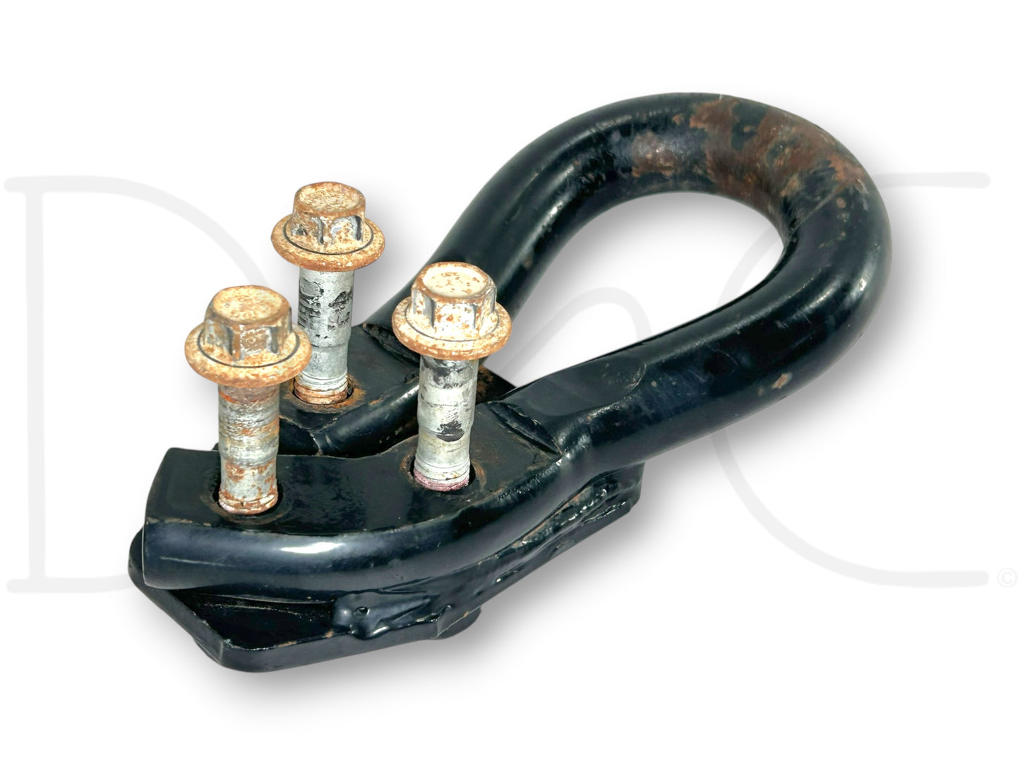 00-07 Ford F250 F350 Tow Hook Recovery Loop Black W/ Bolts 1C34-17A954-Aa