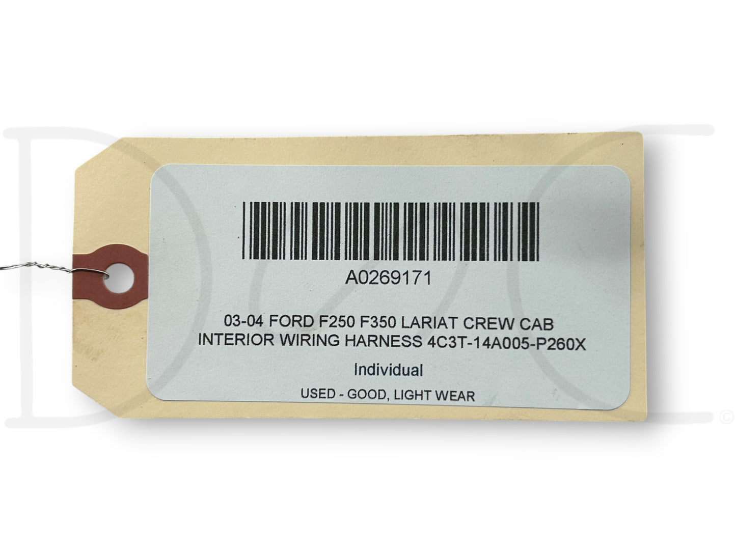 03-04 Ford F250 F350 Lariat Crew Cab Interior Wiring Harness 4C3T-14A005-P260X