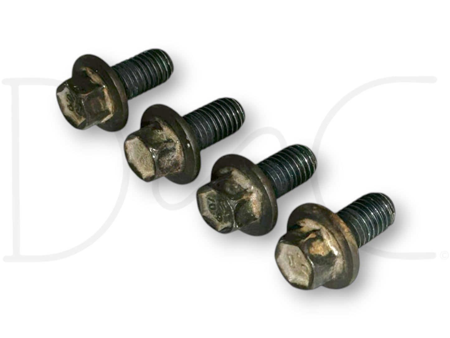 03-07 Ford F250 F350 6.0 6.0L Water Pump Pulley Bolts Bolt Set (4) OE