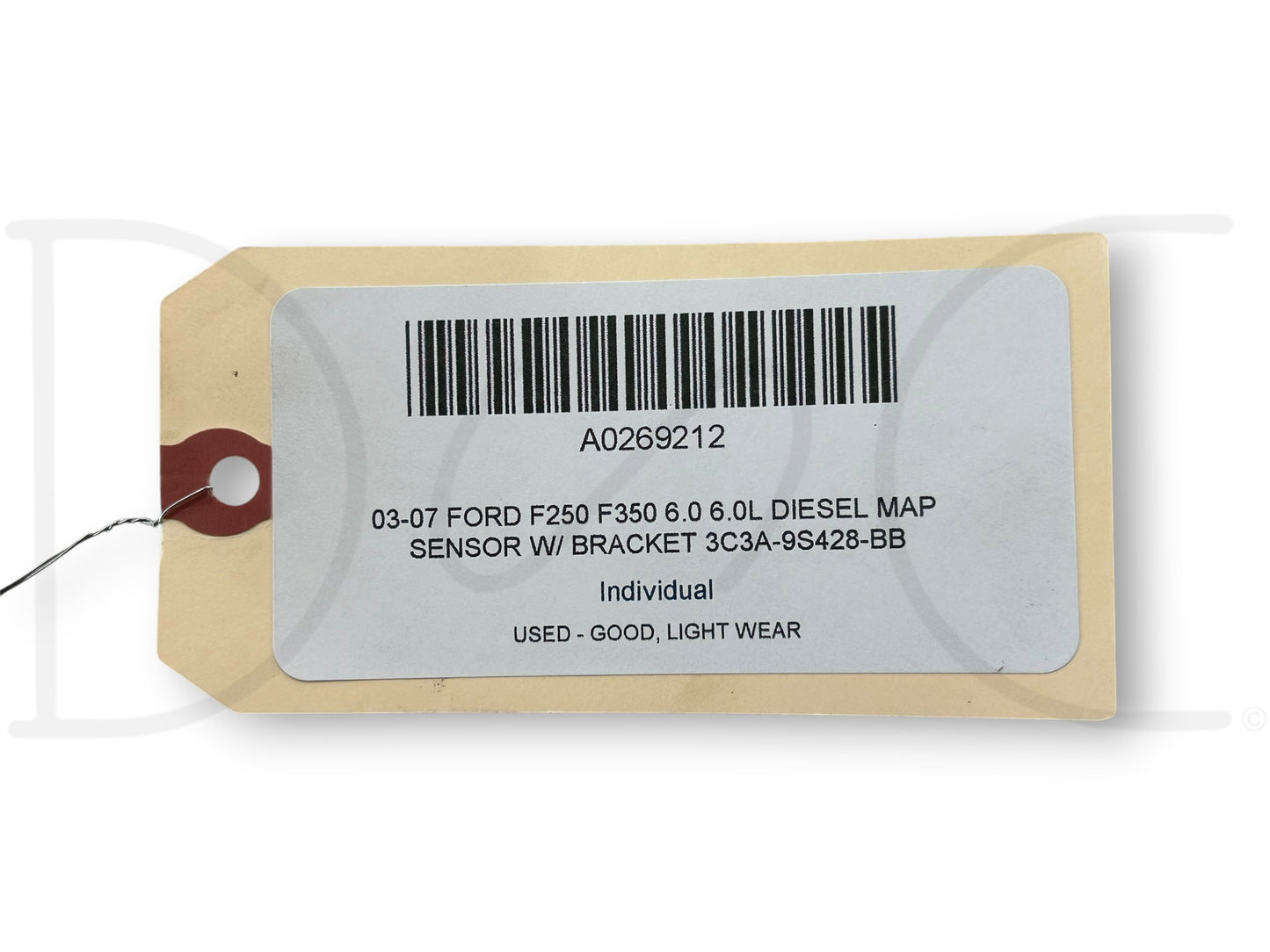 03-07 Ford F250 F350 6.0 6.0L Diesel Map Sensor W/ Bracket 3C3A-9S428-Bb