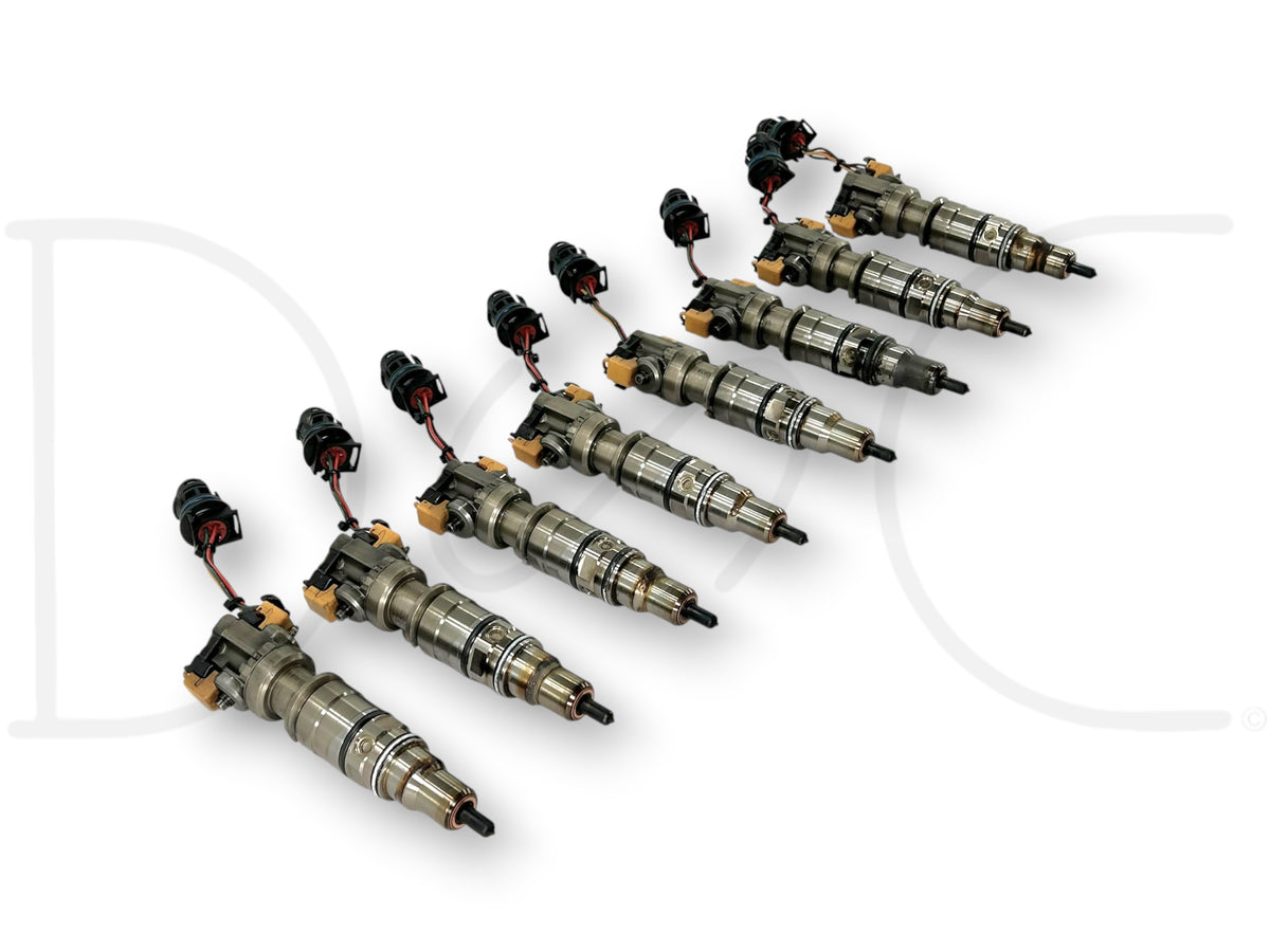 03-07 Ford F250 F350 6.0 6.0L Diesel Fuel Injector Set (8) Injectors *Cores*