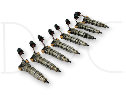 03-07 Ford F250 F350 6.0 6.0L Diesel Fuel Injector Set (8) Injectors *Cores*