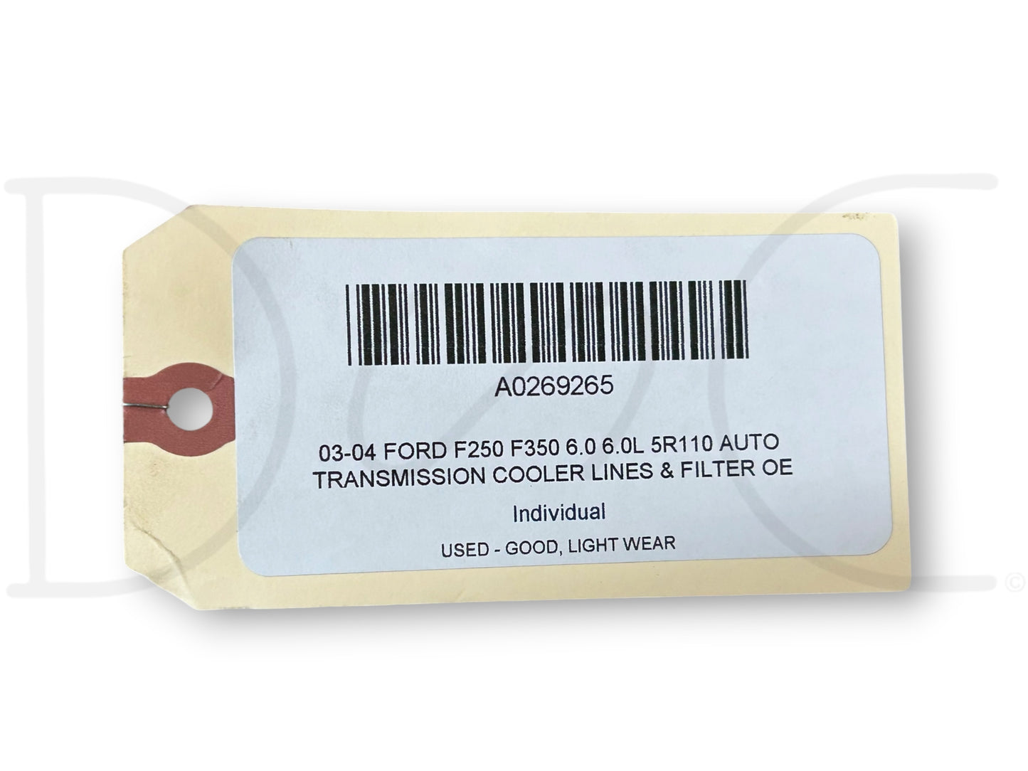 03-04 Ford F250 F350 6.0 6.0L 5R110 Auto Transmission Cooler Lines & Filter OE