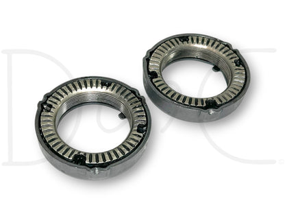 99-04 Ford F250 F350 Sterling 10.5 Rear Axle Wheel Hub Bearing Retainer Nut Set