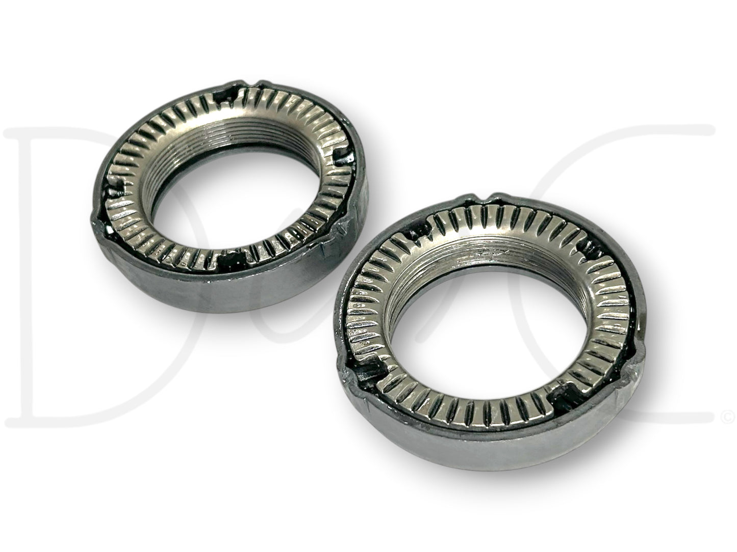 99-04 Ford F250 F350 Sterling 10.5 Rear Axle Wheel Hub Bearing Retainer Nut Set