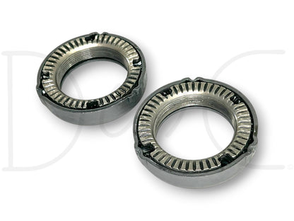 99-04 Ford F250 F350 Sterling 10.5 Rear Axle Wheel Hub Bearing Retainer Nut Set