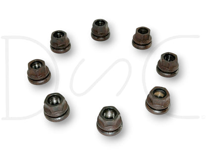 03-16 Ford F250 F350 Lug Nuts Set Of 8 Fine Thread OEM Lug Nut Set M14-1.5