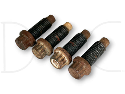 99-10 Ford Super Duty F250 F350 Driveshaft To Flange Bolts OEM Bolt Set (4)