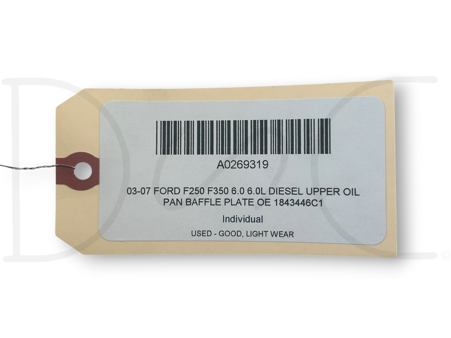 03-07 Ford F250 F350 6.0 6.0L Diesel Upper Oil Pan Baffle Plate OE 1843446C1