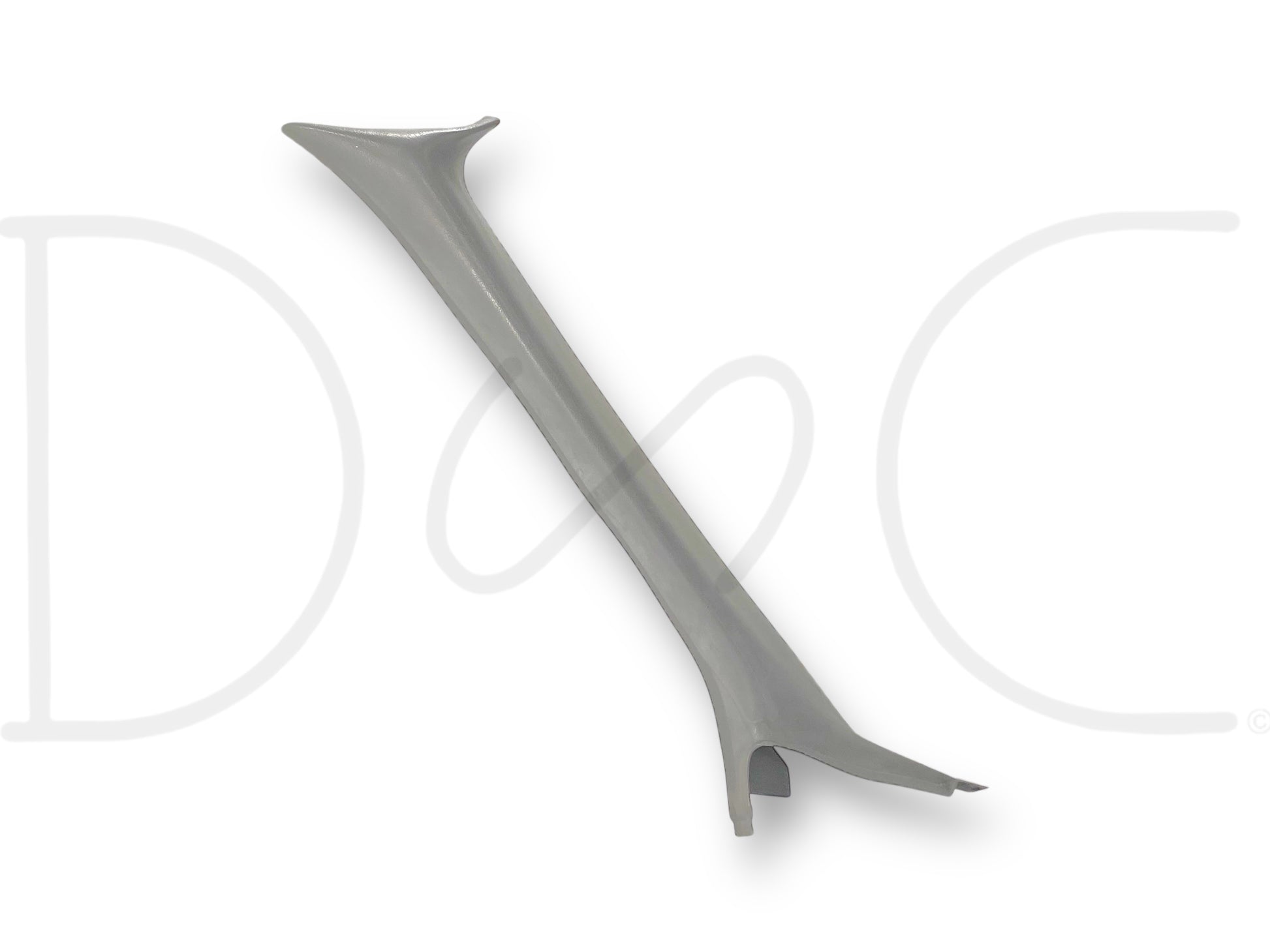 99-02 Ford F250 F350 LH Left Driver A Pillar Trim Panel Gray OE *Blem*, used gray trim panel with light wear and small blemishes, designed for 1999-2002 Ford F-250, F-350, F-450, F-550 trucks, suitable for diesel Powerstroke models.