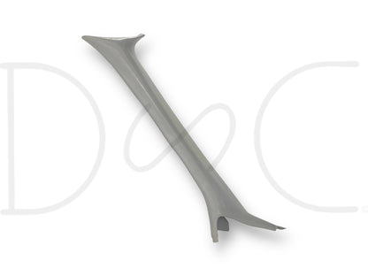 99-02 Ford F250 F350 LH Left Driver A Pillar Trim Panel Gray OE *Blem*, used gray trim panel with light wear and small blemishes, designed for 1999-2002 Ford F-250, F-350, F-450, F-550 trucks, suitable for diesel Powerstroke models.