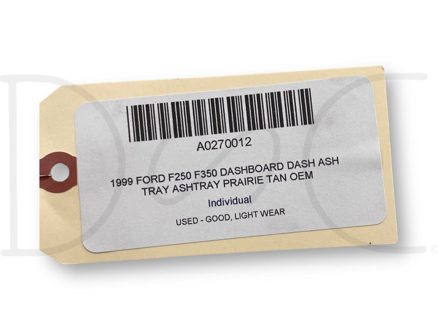 1999 Ford F250 F350 Dashboard Dash Ash Tray Ashtray Prairie Tan OEM