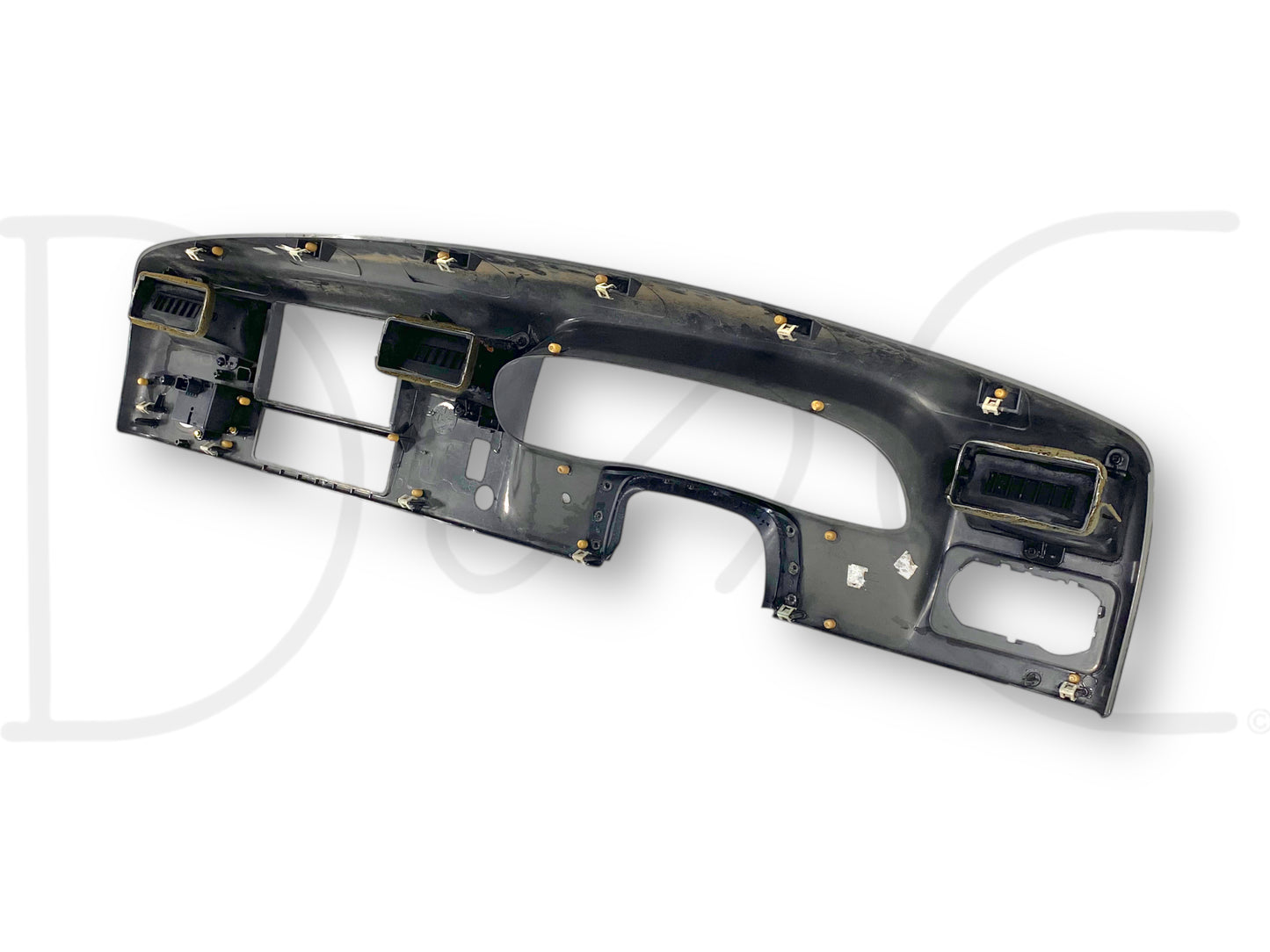 99-04 Ford F250 F350 Super Duty Dash Bezel Radio Cluster Trim Panel Gray *Blem*