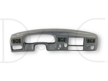 99-04 Ford F250 F350 Super Duty Dash Bezel Radio Cluster Trim Panel Gray *Blem*