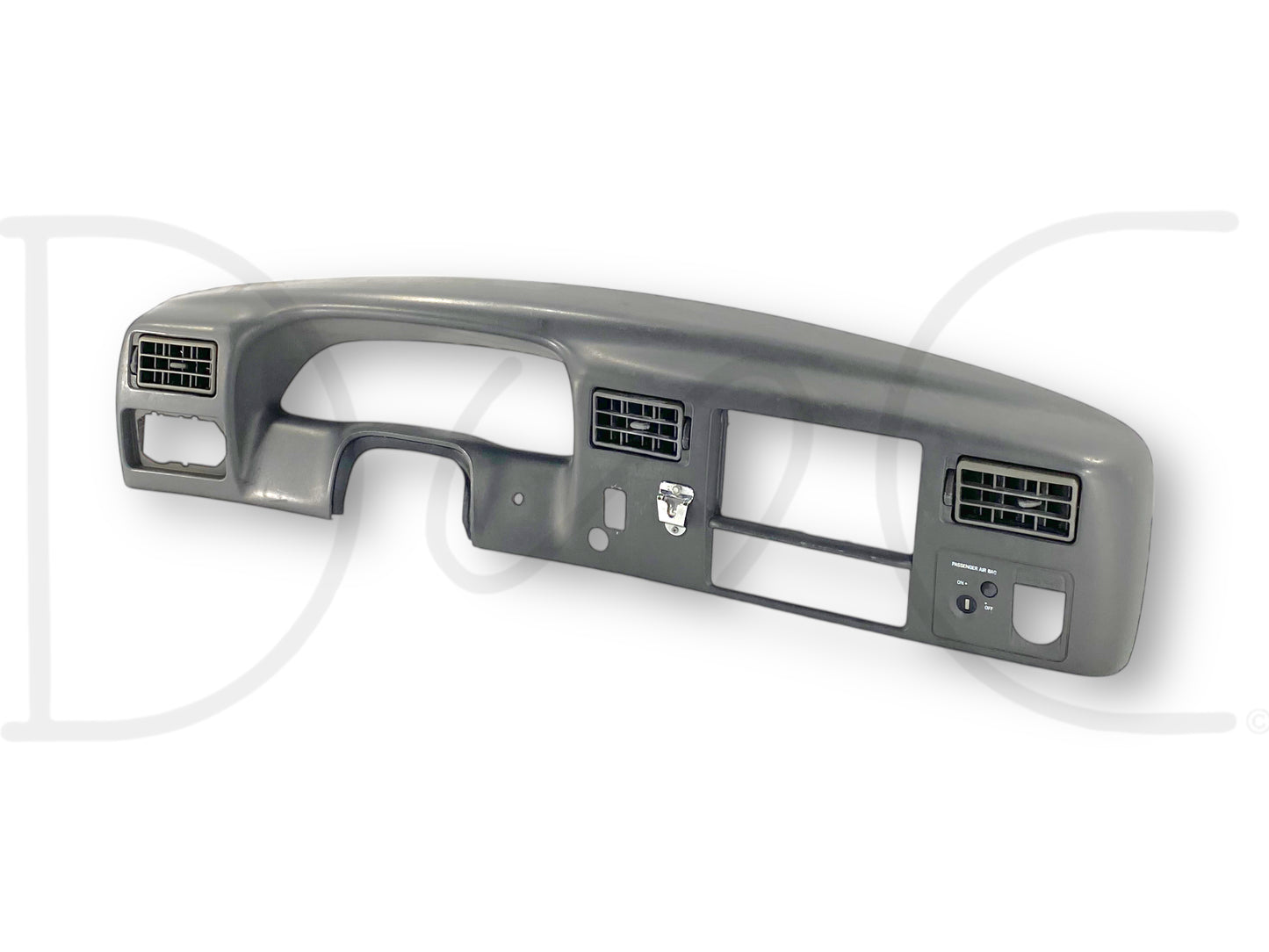 99-04 Ford F250 F350 Super Duty Dash Bezel Radio Cluster Trim Panel Gray *Blem*