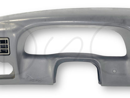 99-04 Ford F250 F350 Super Duty Dash Bezel Radio Cluster Trim Panel Gray *Blem*