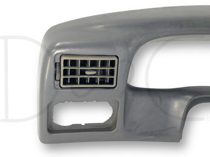 99-04 Ford F250 F350 Super Duty Dash Bezel Radio Cluster Trim Panel Gray *Blem*