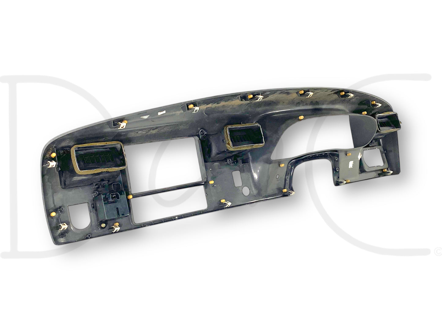 99-04 Ford F250 F350 Super Duty Dash Bezel Radio Cluster Trim Panel Gray *Blem*